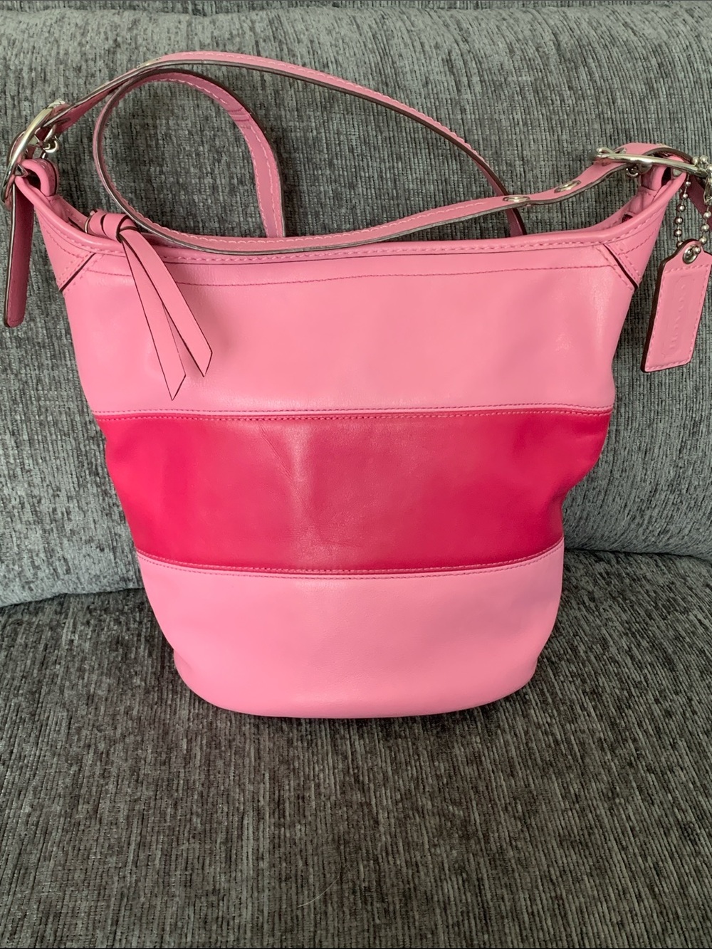 2008 Coach Legacy Bleecker Pink Rugby Duffle